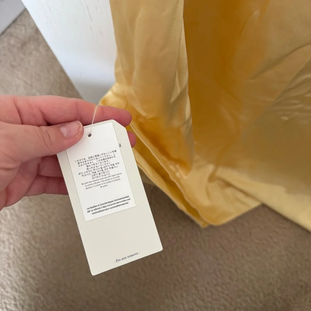 Abercrombie yellow dress